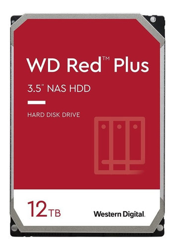 Disco Western Digital 12tb 3.5 Red Plus (ds) Color Gris