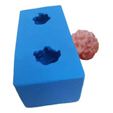 Molde Forma Silicone Sabonete Mini Esfera De Rosas 02 Cav