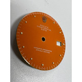 Caratula Para Reloj Rolex Date Naranja  1570