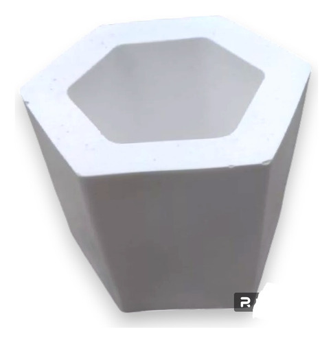 10 Maceta Cemento 8x7cm Suculentas Ideal Souvenirs Hexagonal