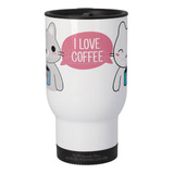 Lindo Mug Vaso Termico Viajero Para Carro Kawaii 07