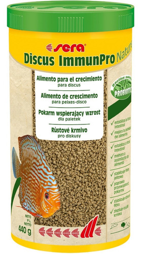 Sera Discus Immunpro Nature 440gr Probióticos Peces Disco