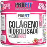 Colágeno Hidrolisado C/ Vitamina C Em Pó 150g - Profit Labs