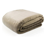 Cobertor Manta Casal Microfibra 300g/m2 Velour - Camurça