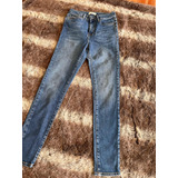 Jean Forever 21 Azul Chupin Elastizado No Levis Tucci Zara