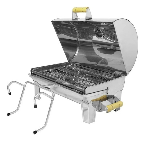 Churrasqueira Inox Para Barco Grill Aço Inox Portatil Grelha