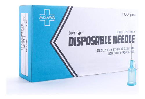 Aguja Para Mesoterapia 31g X 4mm Misawa Caja C/100pz