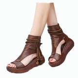 Sandalias Hermoso De Plataforma De Moda