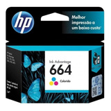 Hp Colorido 664 Cartucho