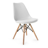 Silla Eames Soft Tapizada -eames Con Almohadon