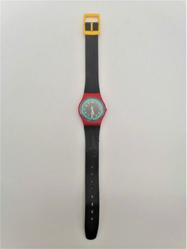 Reloj Swatch Vintage Dama 1987 Mod Lr107 Blue Recaer