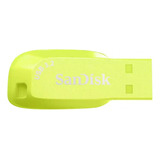 Memoria Usb Sandisk Ultra Shift, 256gb, Usb 3.0, Amarill Color Amarillo