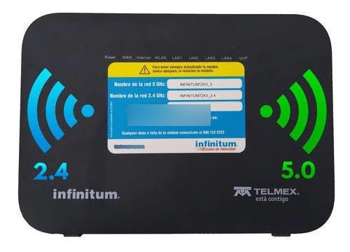 Huawei Dn8245v Módem Telmex Vdsl 2020 Doble Banda Color Negro