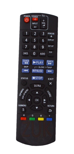 Control Remoto Para Bluray Panasonic Dmp-bdt166 167 170 Zuk