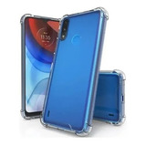 Funda Transparente Air + Vidrio 9h Para Motorola E7i Power