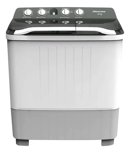 Lavadora Semiautomática Doble Tina 16kg Wsa1603p Hisense