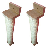 Arranhador Gato Vertical P/ Parede 60cm - 02 Un. Mdf / Sisal