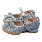 Talla 26-36 Bowknot Crystal Princesa Zapatos Para Niñas