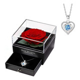 Set De Joyas H Rose Gift Box, Rosa Inmortal (rosa Real), Sui