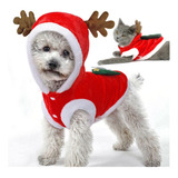 Disfraces De Navidad Para Mascotas, Traje De Perro Con Gorro