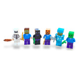 Set 6 Piezas Minifigures Tipo Bloque Accesorios Mini Figuras