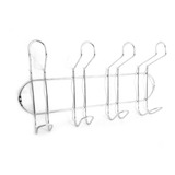 Perchero De Pared 8 Perchas Cromado Ind. Nacional Pack X 3