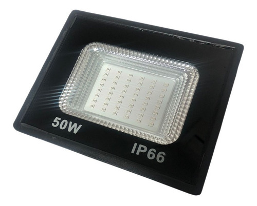 Refletor De Led 50w Luz Negra Ip66 P/balada E Festa Cor Da Carcaça Preta 110v/220v