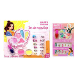 Pack Set Maquillaje Niñas Princesa + Set Manicure