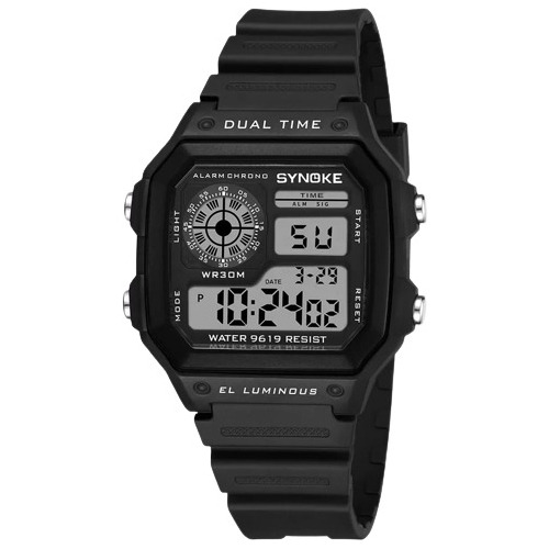 Reloj Digital Militar Deportivo Alarma Cronometro Luminoso  