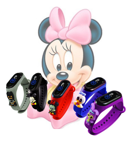 Relógio Led Digital Smartband Infantil Menina Menino Barato 