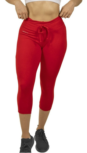 Capri Mujer Leginss Clasico Malla Corta Entrenamiento Fitnes