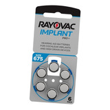 Pilas Audífono Rayovac Implant Pro+ 675 Implante Coclear