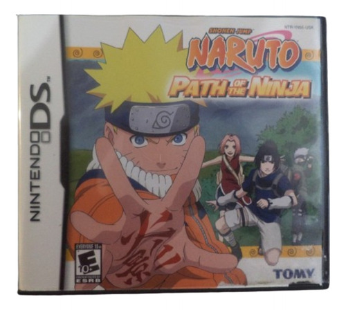 Naruto Path Of Ninja Somente Caixa E Manual Sem Cartucho Nintendo Ds