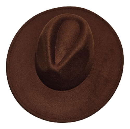 Sombrero Fieltro De Paño Mujer Hombre Ala Ancha Tendencia