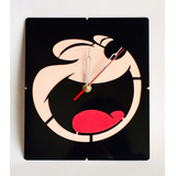 Moderno Reloj De Pared Felix El Gato Analogo Medidas 23x20cm