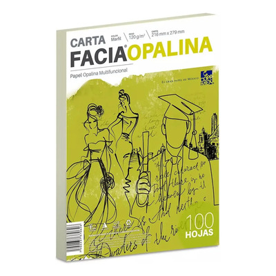 Papel Facia Opalina Copamex Col. Marfil 120g Carta 100 Hojas | MercadoLibre