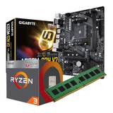 Combo Actualizacion Amd Ryzen 3 3200g A320 S2h 8gb - Acuario