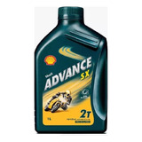 Aceite Shell Advance Sx 2 2t Mineral 1 L