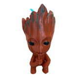 Mate Groot Marvel - Con Bombilla - Impresión 3d 