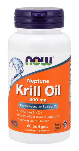 Krill Oil Aceite De Krill Neptuno Omega 3 60caps Now