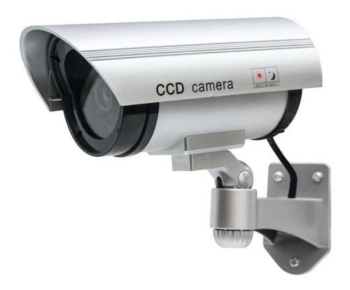 Camara Falsa Tipo Bullet Ccd Con Luz Led