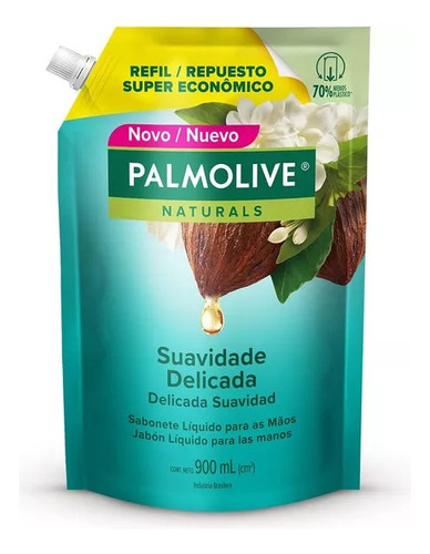 Sabonete Líquido Palmolive Naturals Suavidade Delicada 900ml