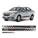 Kit Faixa Sport Adesivo Lateral E Traseira Chevrolet Cobalt