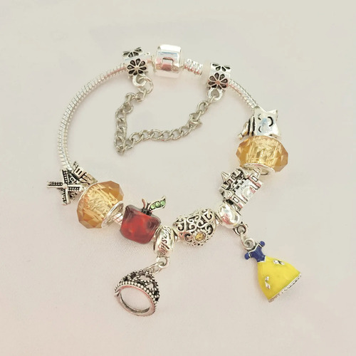 Pulsera Manzana Princesa Compatible Swarovski