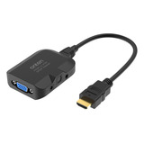 A Conversor De Audio Óptico Onten 35165 Hdmi A Vga + Para