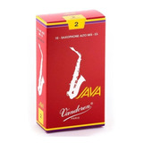 Cañas Sax Alto 2 Vandoren Java Filed-red Sr262r 10piezas +