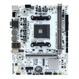 Placa Mãe Duex Dx A520zg, Chipset A520, Amd Am4, Matx, Cor Branco