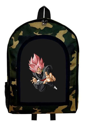 Mochila Camuflada Dragon Ball Modelo 244