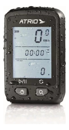 Gps Atrio Ciclismo Iron  22h Ipx6 Tela De 1,9 - Preto