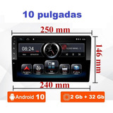 Estereo Android Pantalla Touch 10.1 Usb Bt Mp4 Gps Maps 32gb